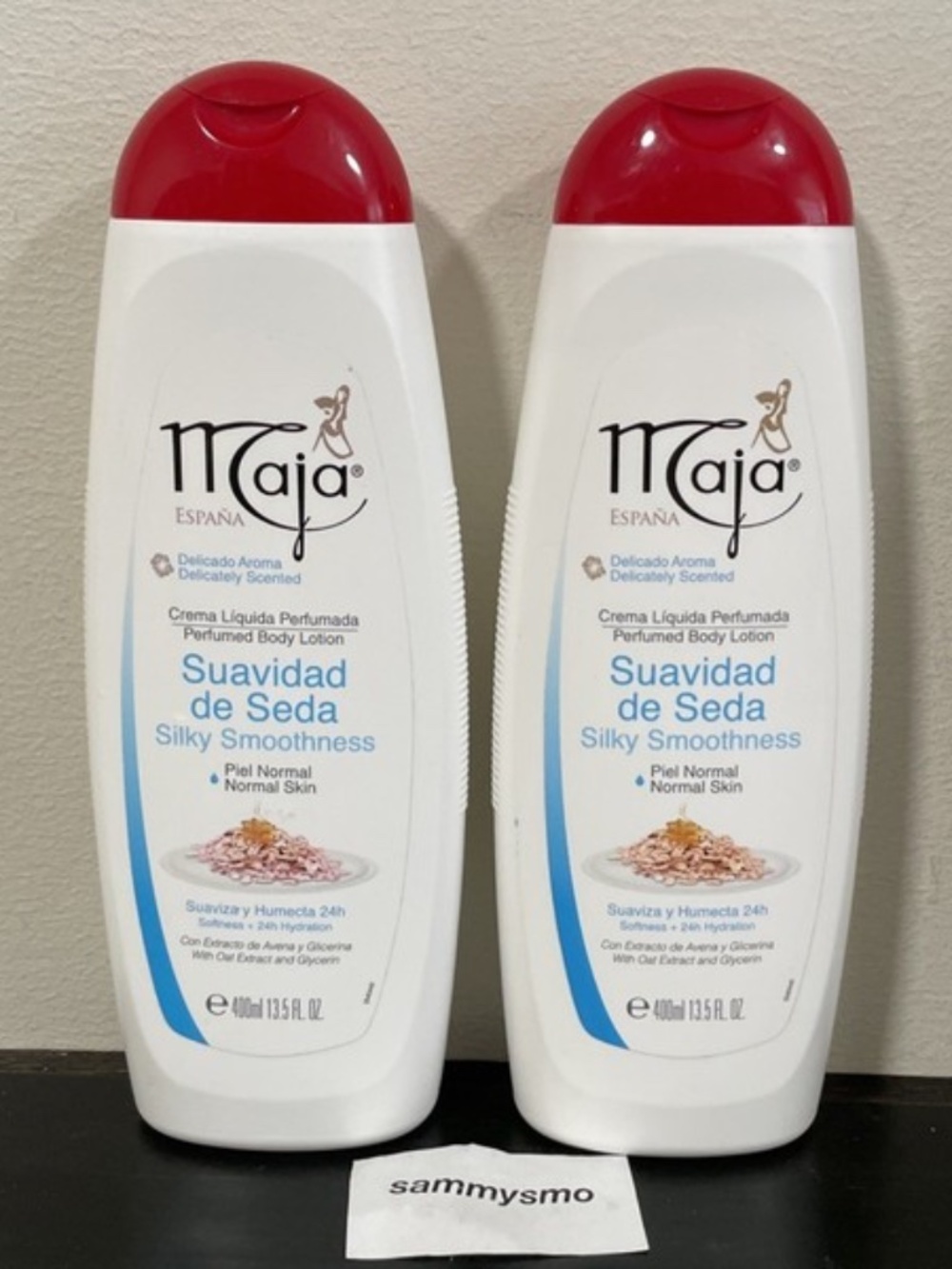 Maja Perfumed Body Lotion Silky Smoothness, Normal Skin 13.5 oz., x2